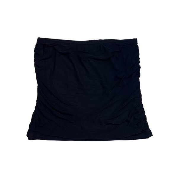 Shein Black Tube Top Cropped Womens Size M - Picture 1 of 3